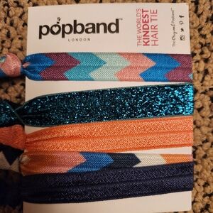 Pop band hair ties